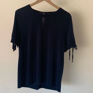 Banana republic blue blouse